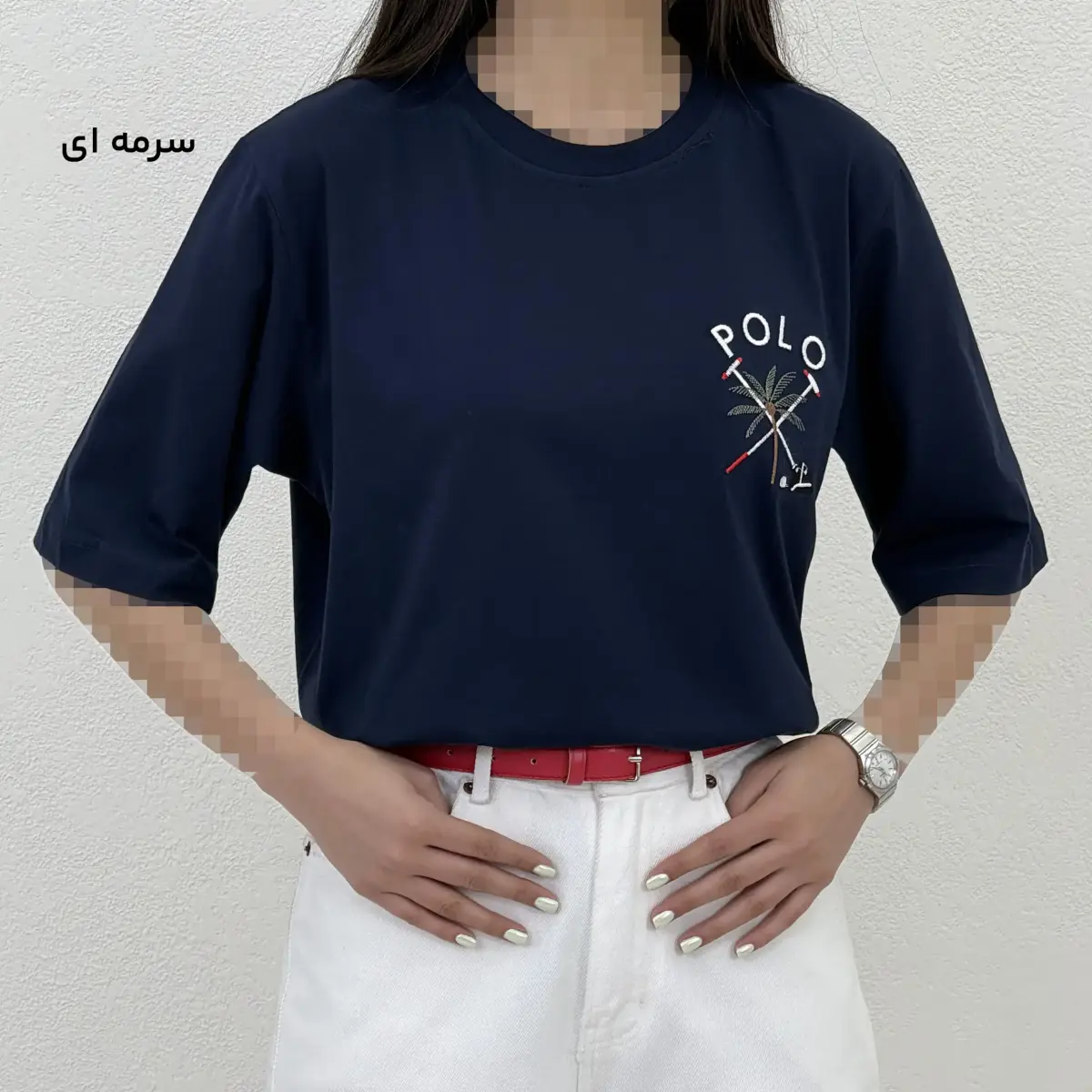 تیشرت زنانه یقه گرد polo | آی بولک