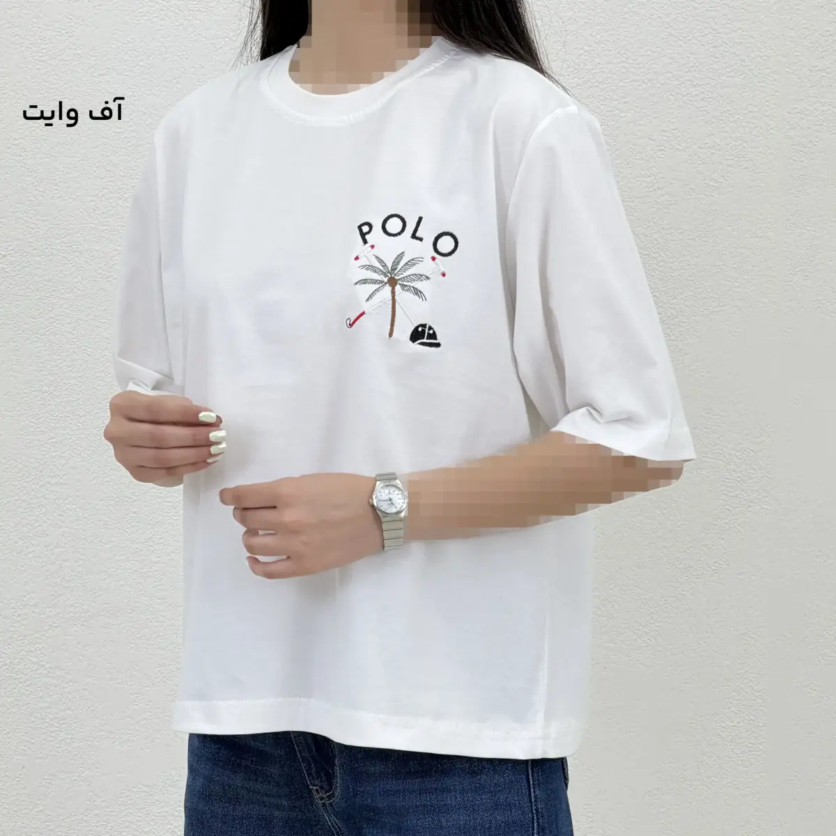 تیشرت زنانه یقه گرد polo | آی بولک