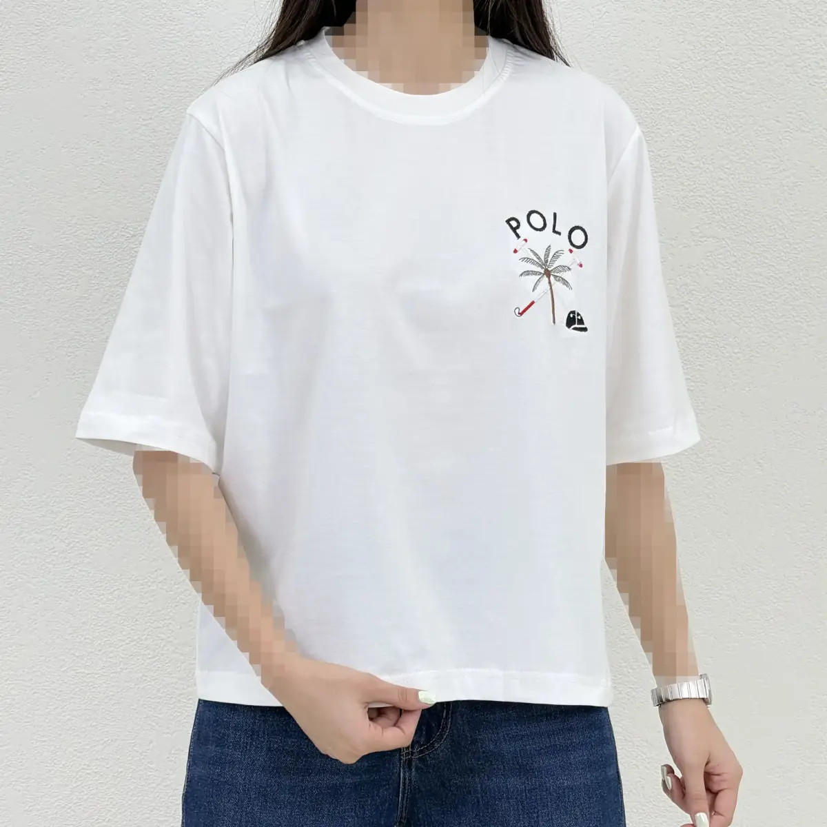 تیشرت زنانه یقه گرد polo | آی بولک