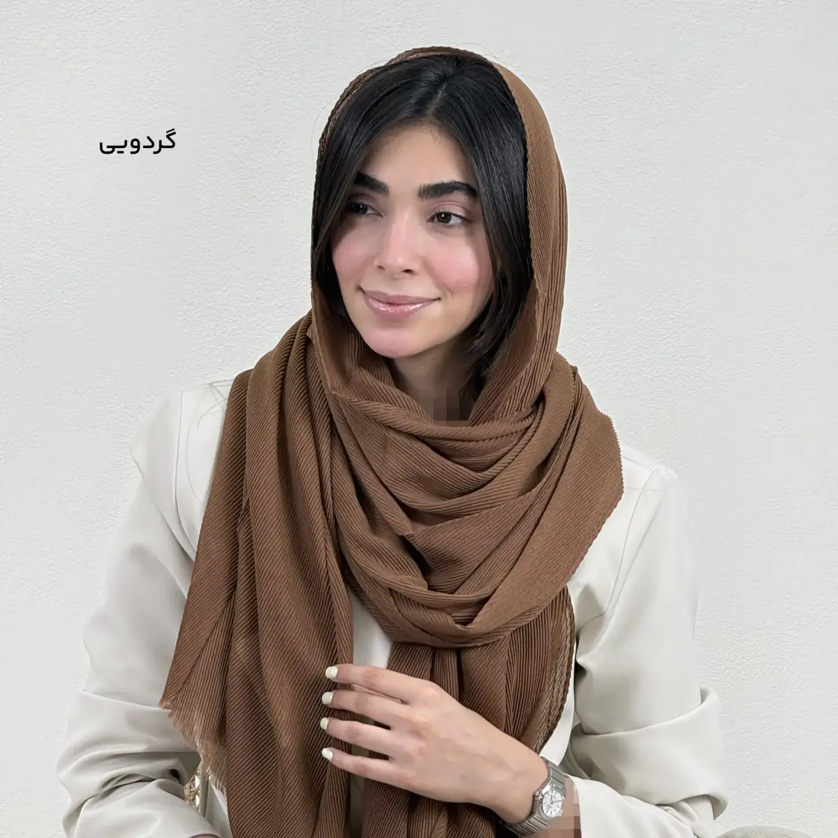 شال زنانه پلیسه برشکا | آی بولک