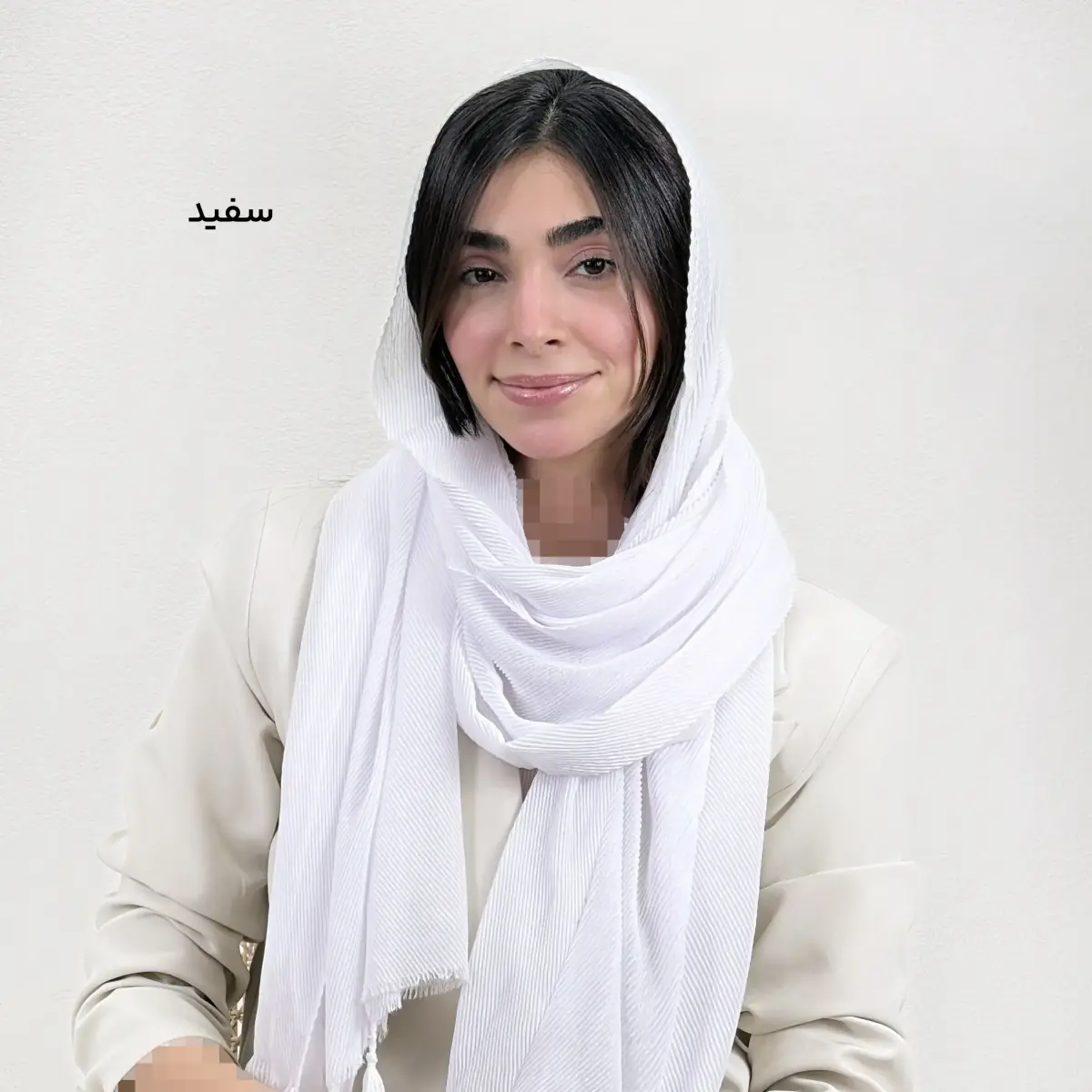 شال زنانه پلیسه برشکا | آی بولک
