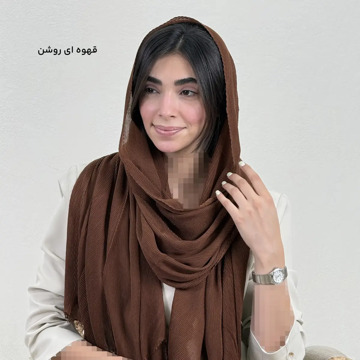 شال زنانه پلیسه برشکا | آی بولک