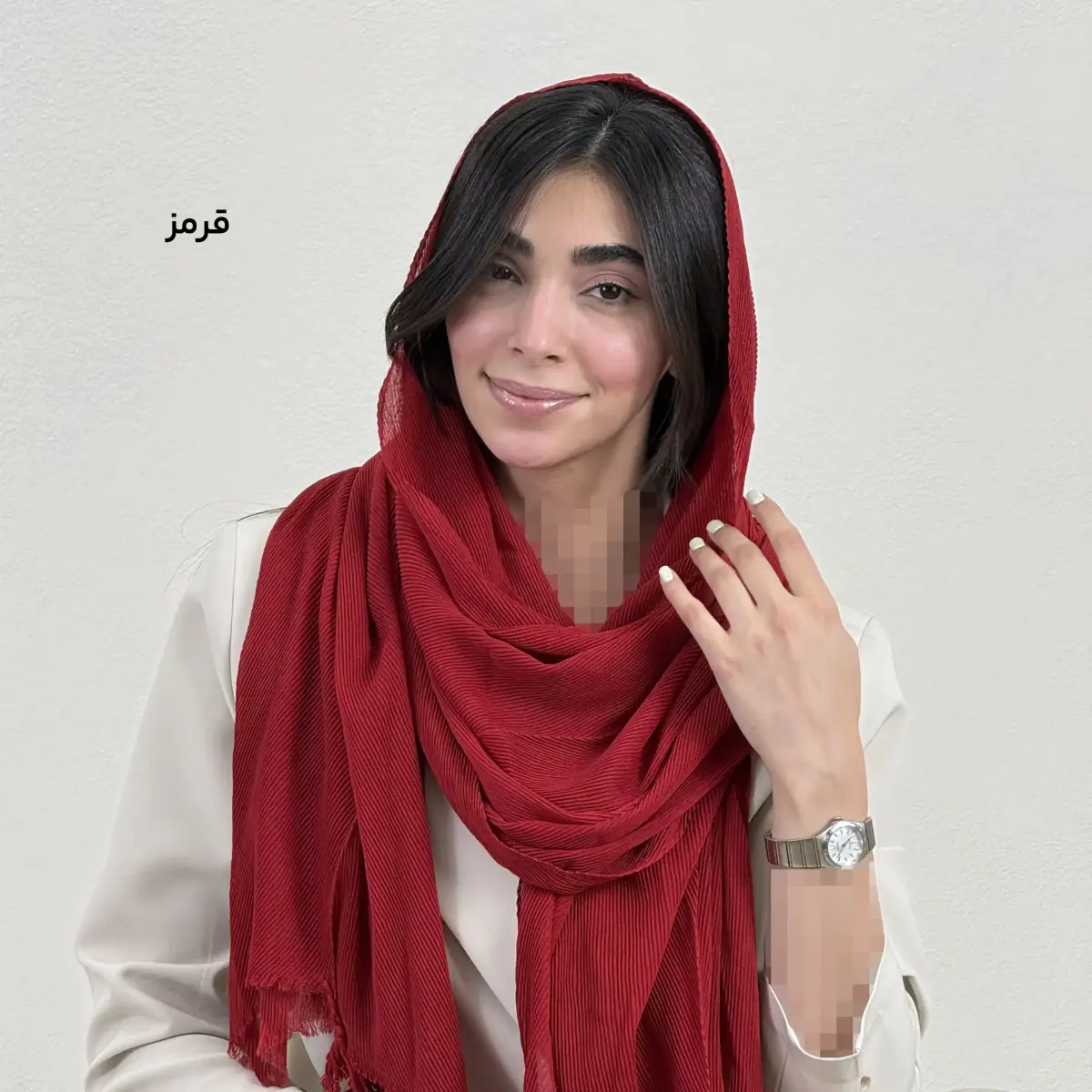 شال زنانه پلیسه برشکا | آی بولک