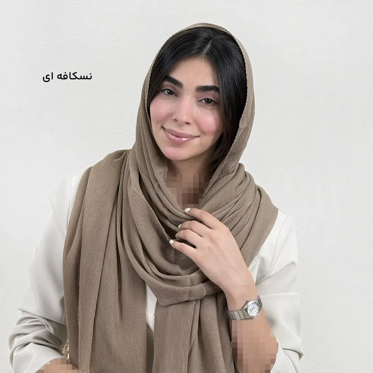 شال زنانه پلیسه برشکا | آی بولک