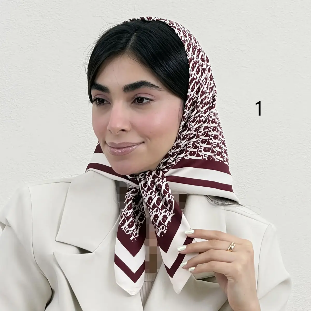 مینی اسکارف زنانه ساتن دیور | آی بولک