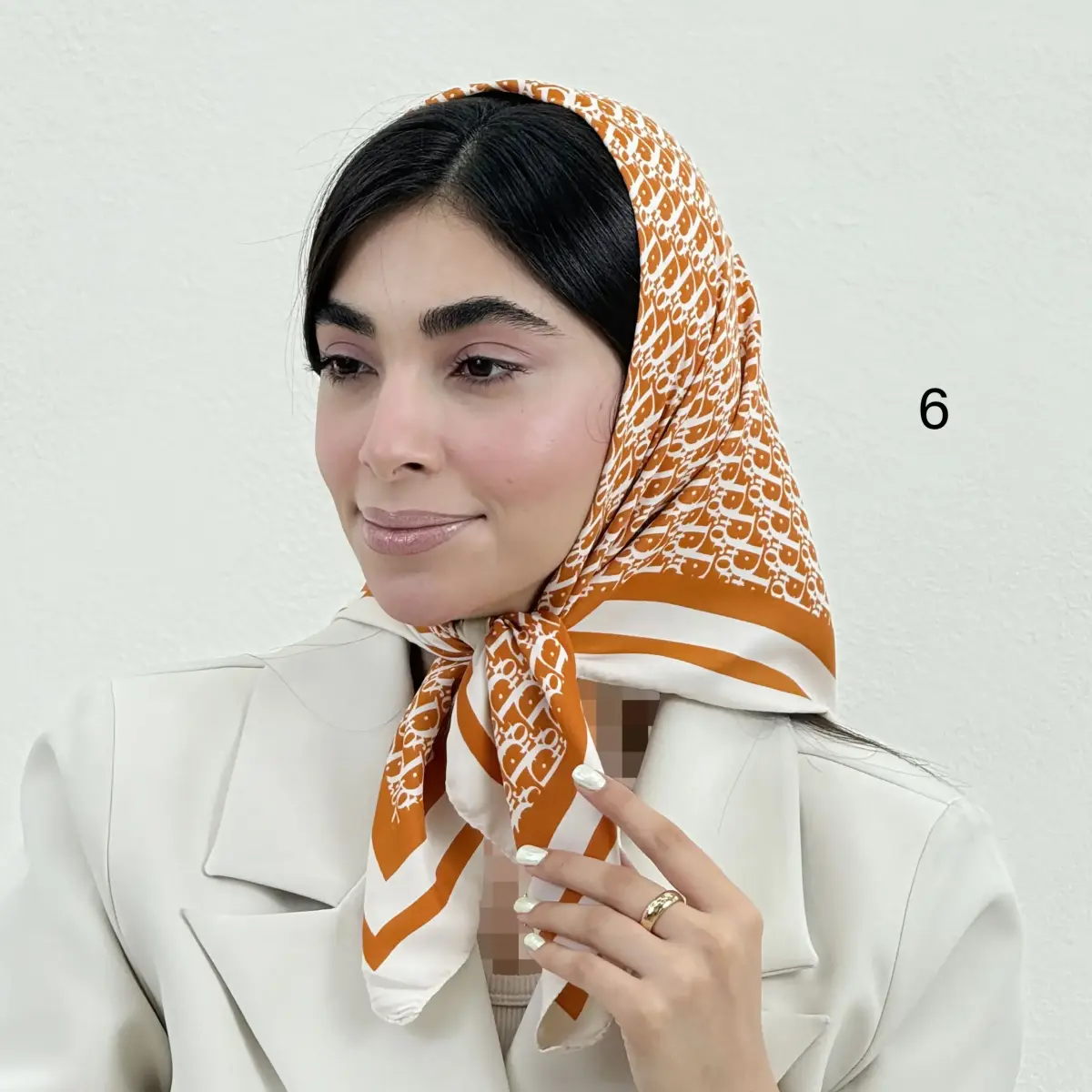 مینی اسکارف زنانه ساتن دیور | آی بولک