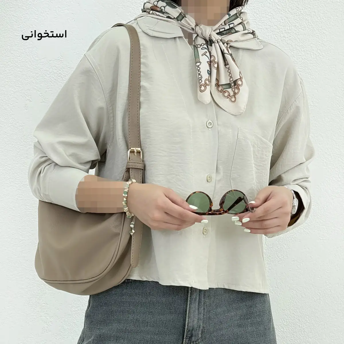 شومیز زنانه باکسی یقه دلبر | آی بولک