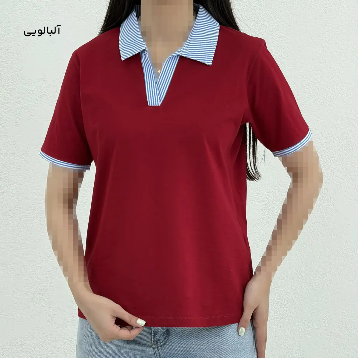 پولوشرت زنانه یقه نساجی | آی بولک