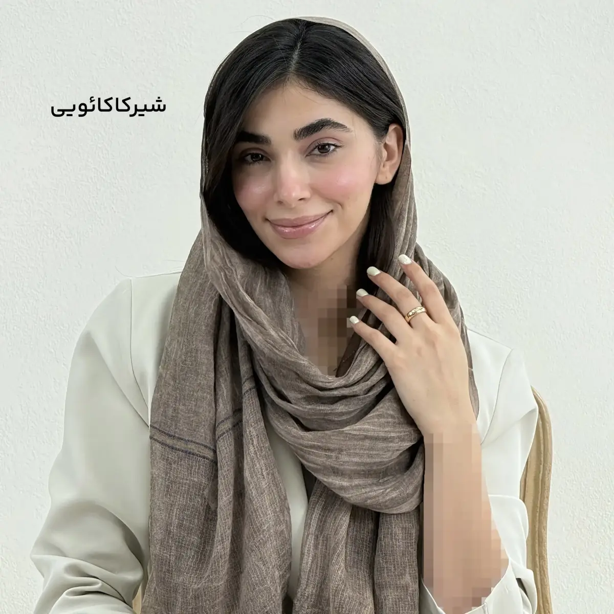 شال زنانه لینن لیدی مارگارت | آی بولک