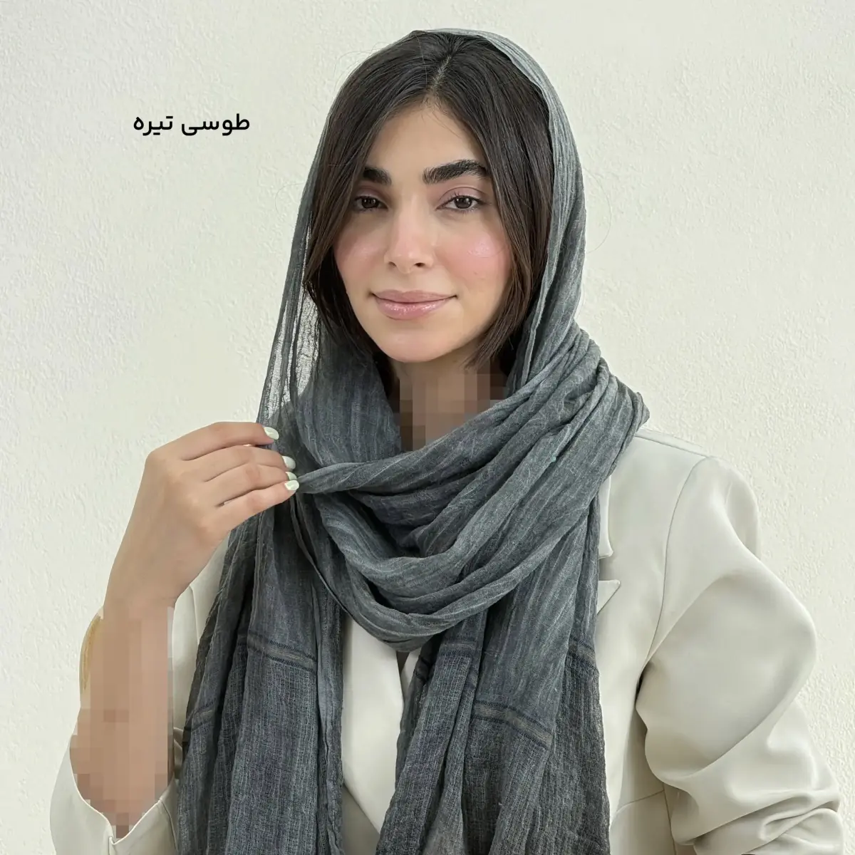 شال زنانه لینن لیدی مارگارت | آی بولک