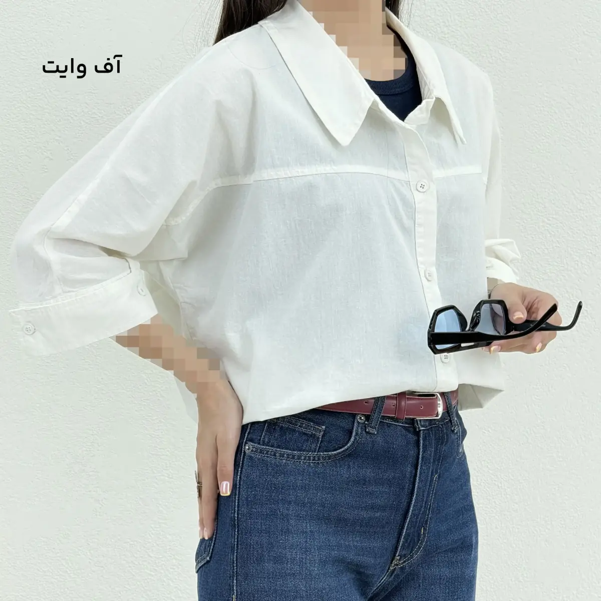 شومیز زنانه لینن کلاسیک | آی بولک