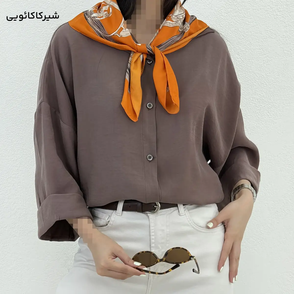 شومیز زنانه سیلک کالین | آی بولک