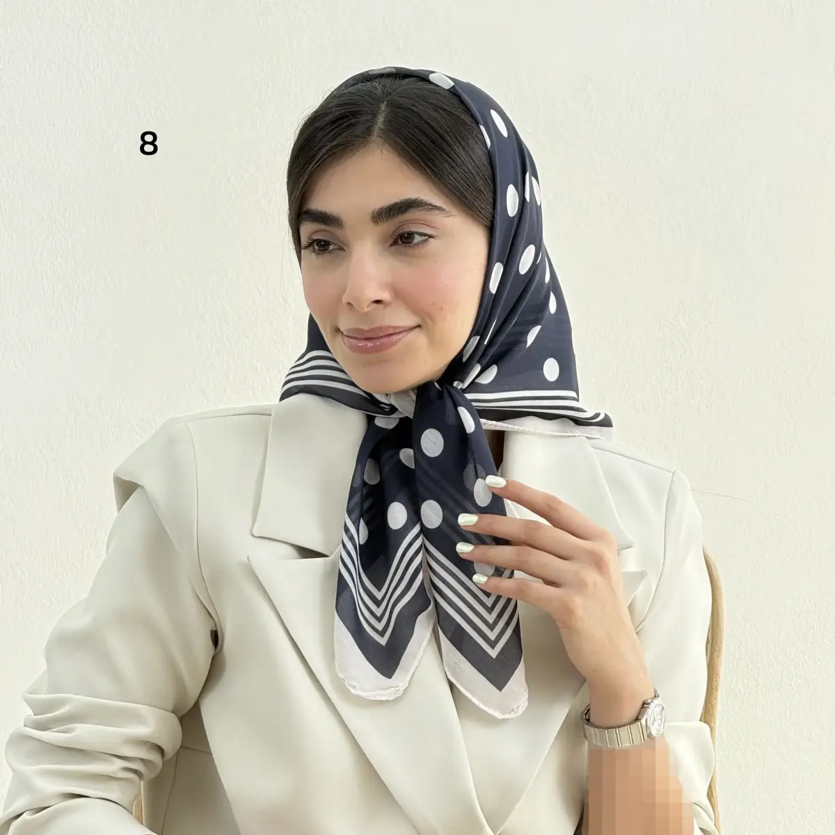 مینی اسکارف زنانه نخی | آی بولک
