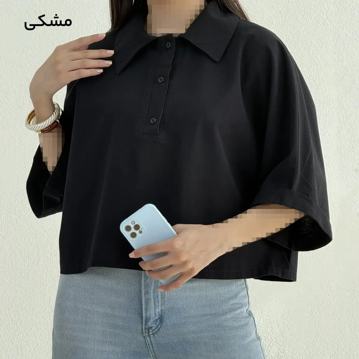 شومیز زنانه لینن جلو بسته | آی بولک