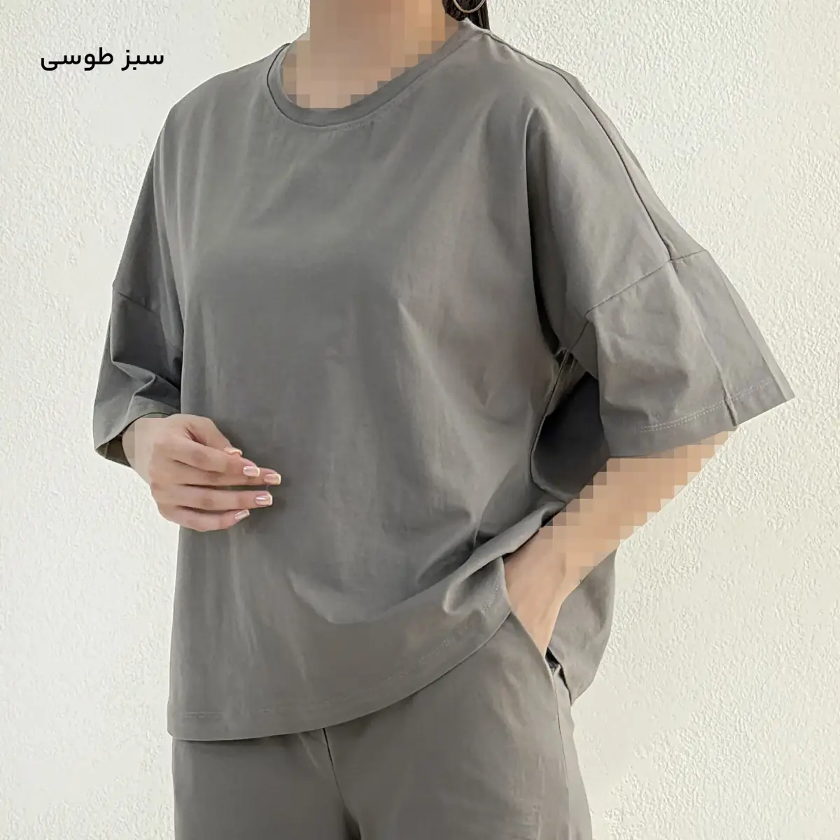 تیشرت زنانه یقه گرد بیسیک | آی بولک