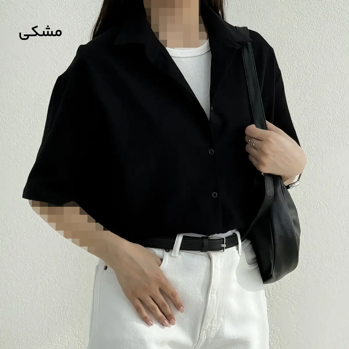 شومیز زنانه لینن آستین کوتاه | آی بولک