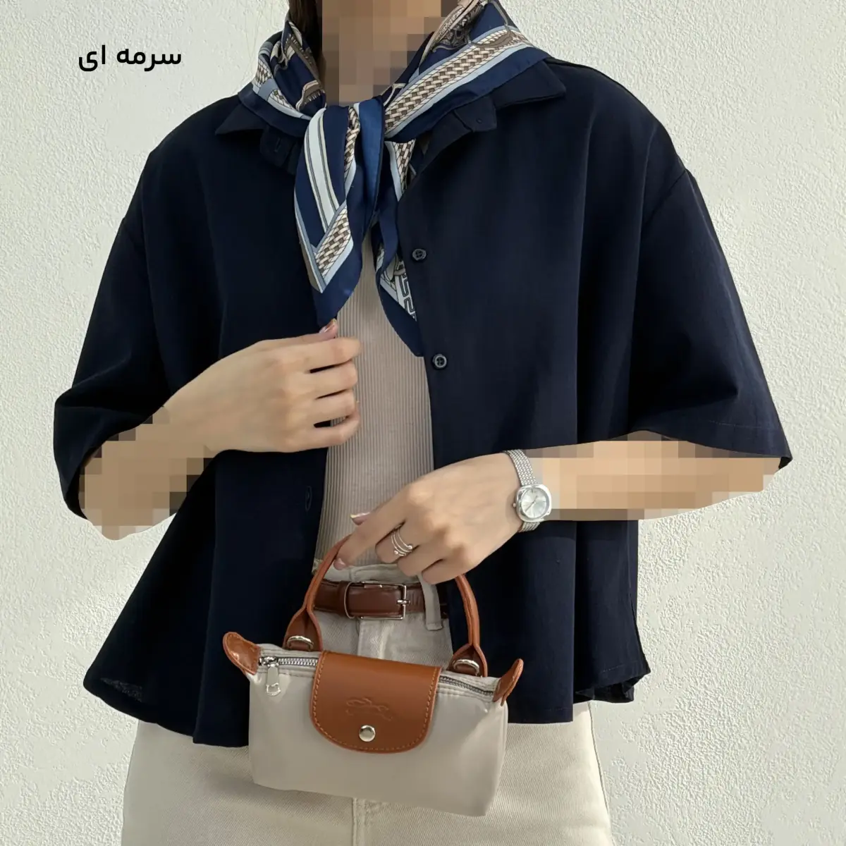 شومیز زنانه لینن آستین کوتاه | آی بولک