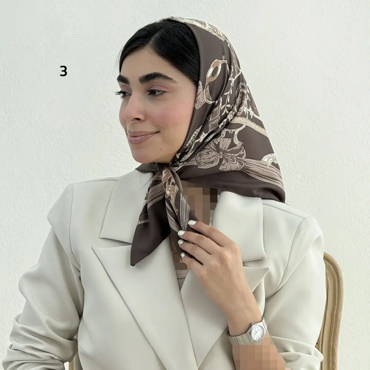 مینی اسکارف زنانه تویل هرمس | آی بولک