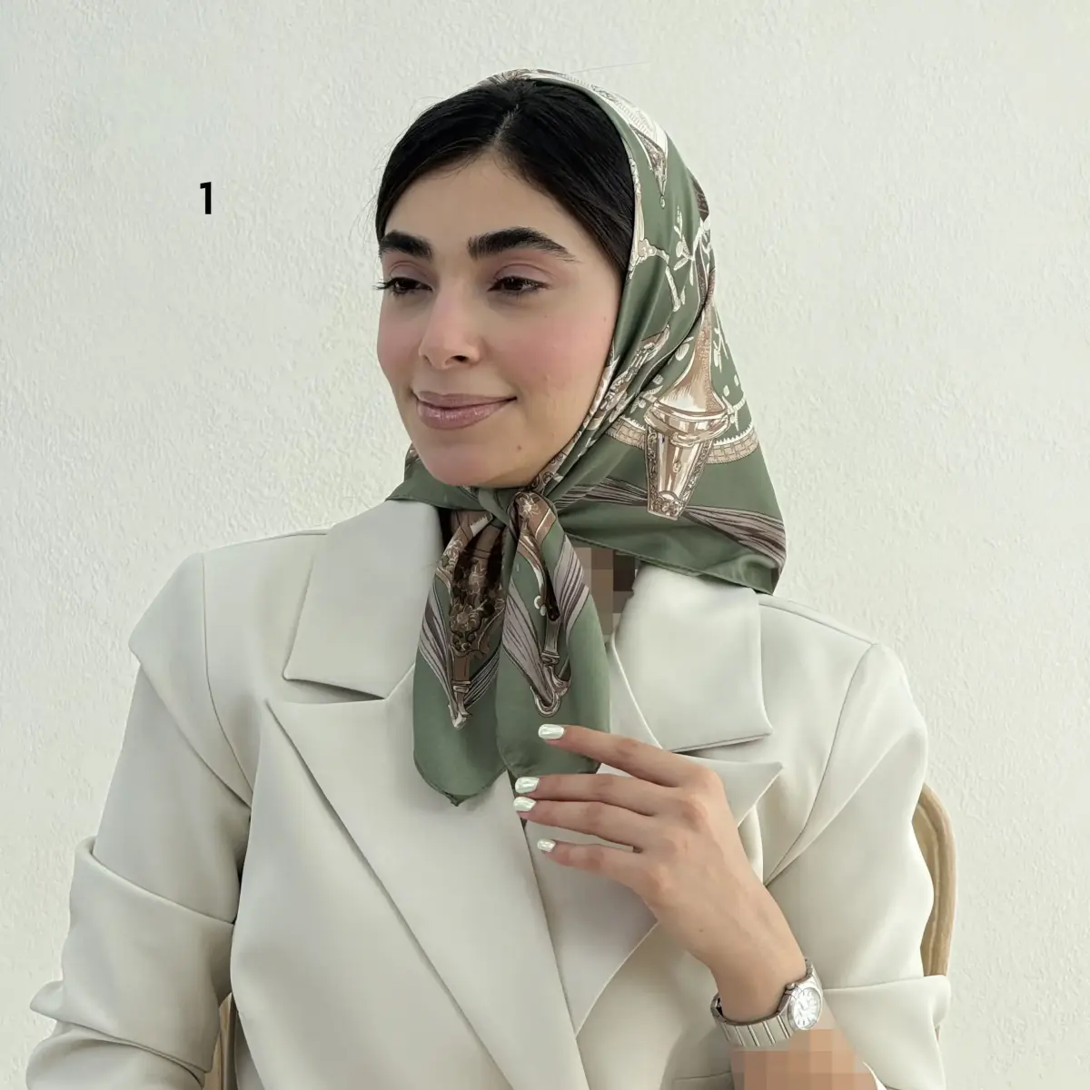 مینی اسکارف زنانه تویل هرمس | آی بولک