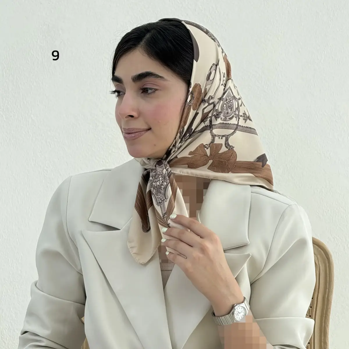 مینی اسکارف زنانه تویل هرمس | آی بولک