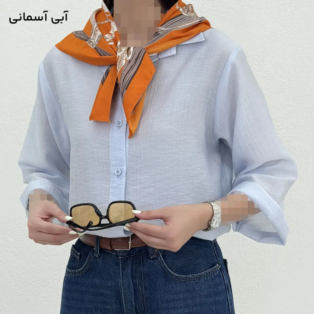 شومیز زنانه شیشه ای باکسی | آی بولک
