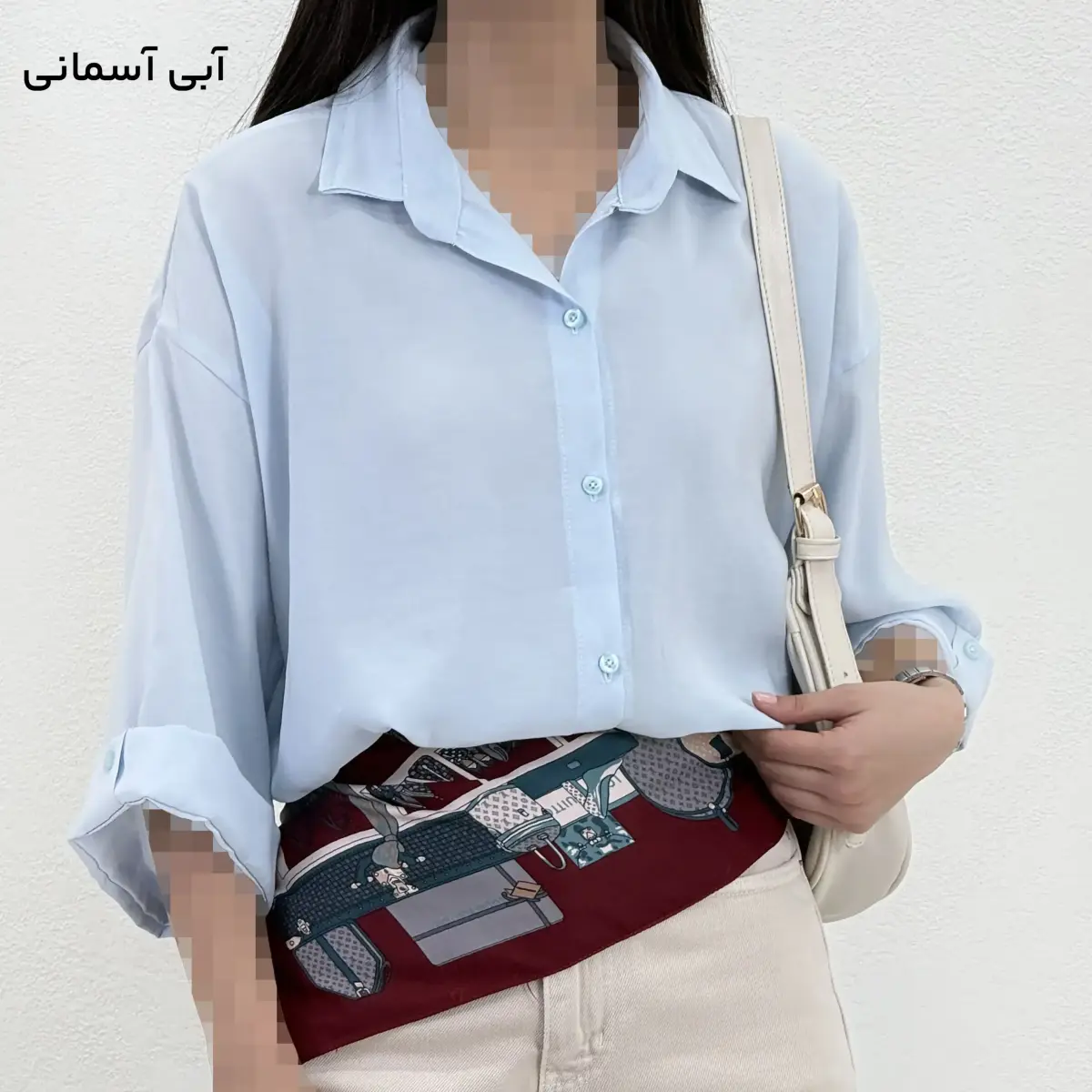 شومیز زنانه سیلک آستین دوبل | آی بولک
