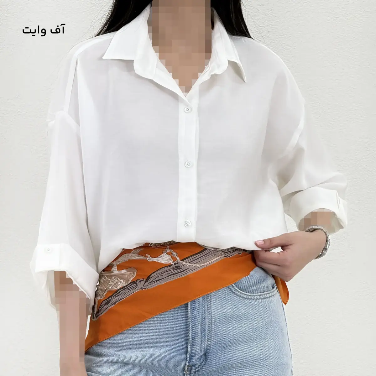 شومیز زنانه سیلک آستین دوبل | آی بولک