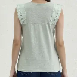 تاپ زنانه حلقه ای نخ و پنبه | آی بولک