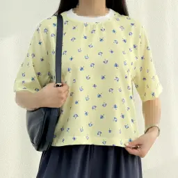 تیشرت زنانه یقه گرد مینیمال | آی بولک