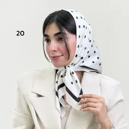 مینی اسکارف زنانه ساتن ابریشم | آی بولک