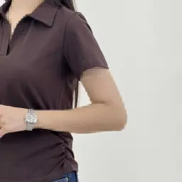 پولوشرت زنانه یقه شکاری بغل چین | آی بولک