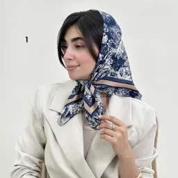 مینی اسکارف زنانه طرحدار تویل | آی بولک