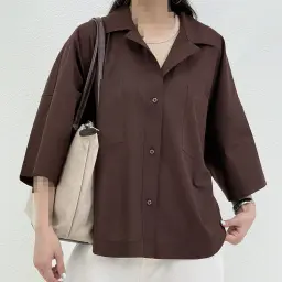 شومیز زنانه رنگی لینن اسلپ | آی بولک