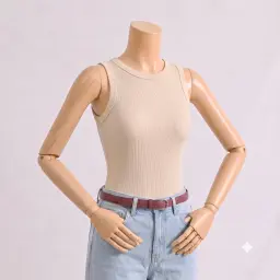 تاپ زنانه کبریتی یقه گرد | آی بولک