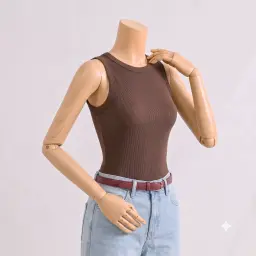 تاپ زنانه کبریتی یقه گرد | آی بولک