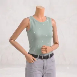 تاپ زنانه کبریتی طرح قلبی | آی بولک