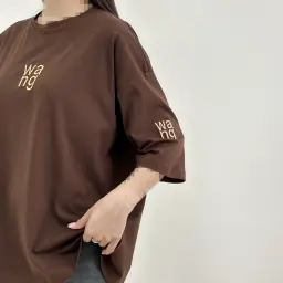 تیشرت زنانه باکسی wa ng | آی بولک