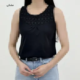 تاپ زنانه حلقه ای یقه گیپوری | آی بولک