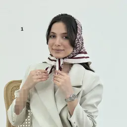مینی اسکارف زنانه ساتن دیور | آی بولک