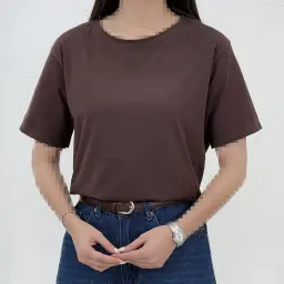 تیشرت زنانه یقه گرد بیسیک | آی بولک