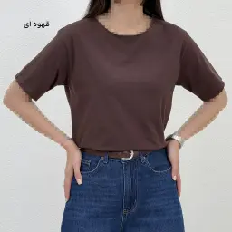 تیشرت زنانه یقه گرد بیسیک | آی بولک