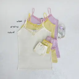 ست تاپ و شورت زنانه جلو پاپیون | آی بولک
