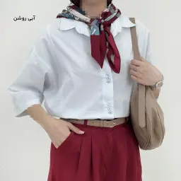 شومیز زنانه لینن سه دکمه | آی بولک