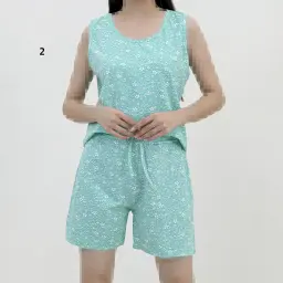 ست زنانه راحتی تاپ و شورتک میکس | آی بولک