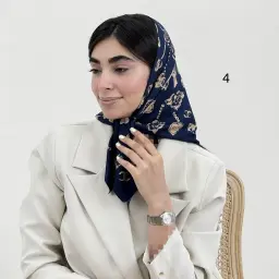مینی اسکارف زنانه تویل قلبی | آی بولک