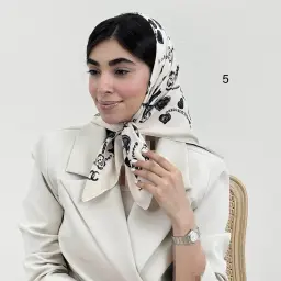 مینی اسکارف زنانه تویل قلبی | آی بولک