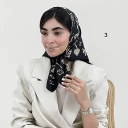 مینی اسکارف زنانه تویل قلبی | آی بولک