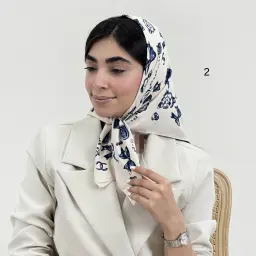 مینی اسکارف زنانه تویل قلبی | آی بولک