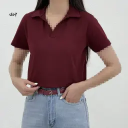 پولوشرت زنانه نخ و پنبه | آی بولک