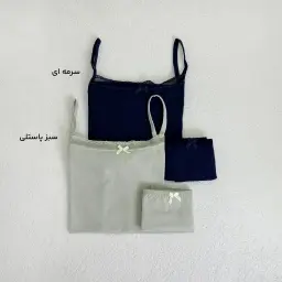 ست تاپ و شورت زنانه لب توری | آی بولک
